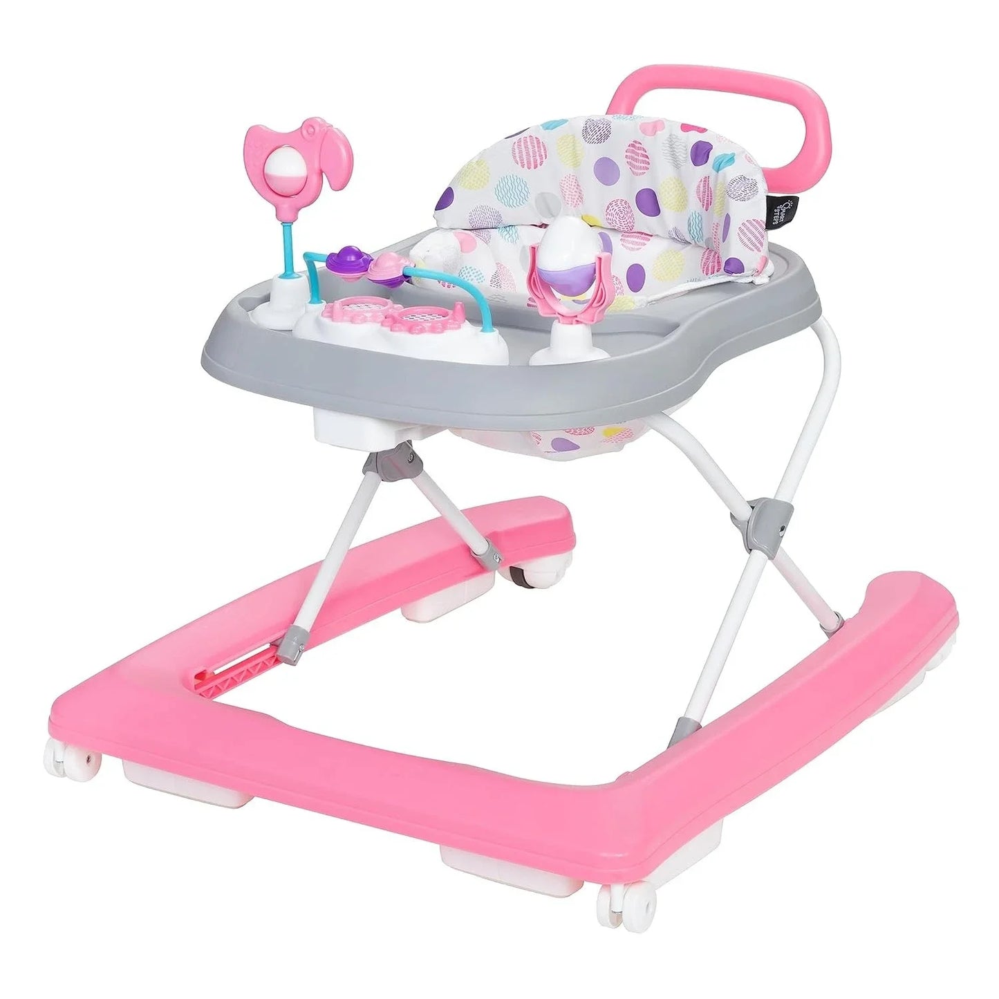 🚶‍♀️ 2-in-1 Baby Walker with Deluxe Removable Toys – Adjustable Height & Snack Tray