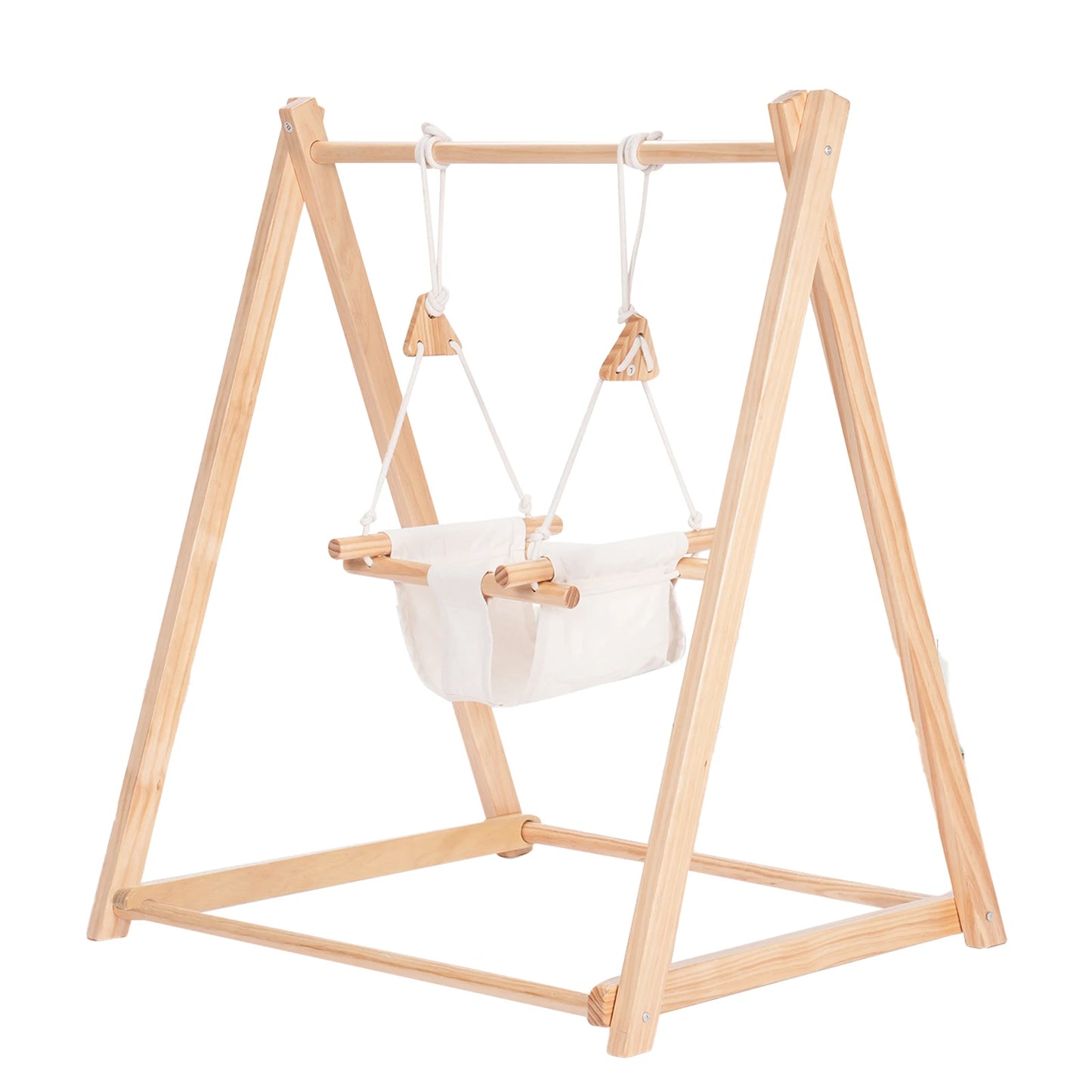 🎠 Adjustable Wooden Kids Swing – Indoor & Outdoor Hanging Toy Seat