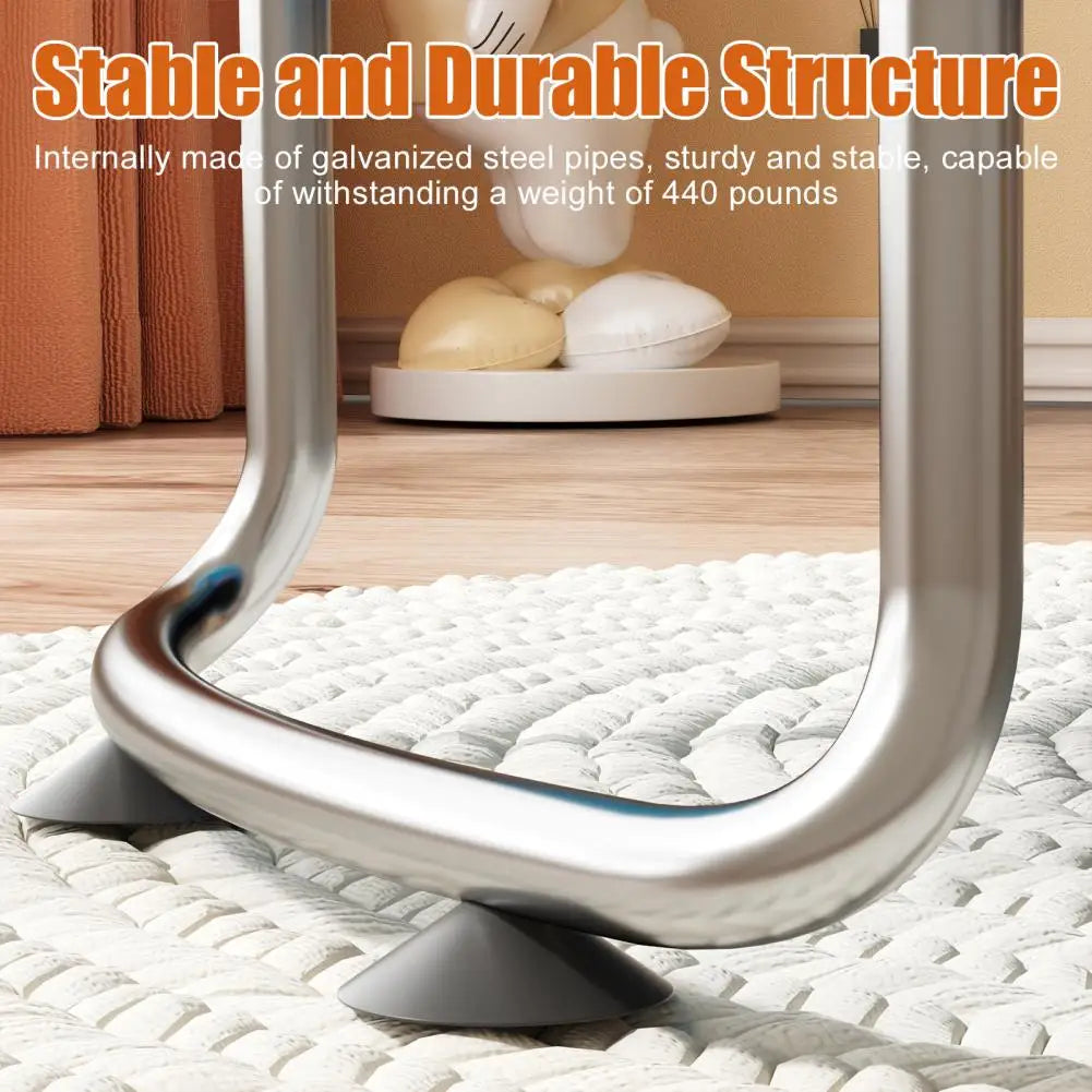 🏀 5FT Kids Trampoline with Basketball Hoop, Swing & Ocean Balls